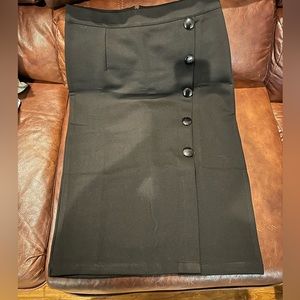 Black Pencil Skirt New M